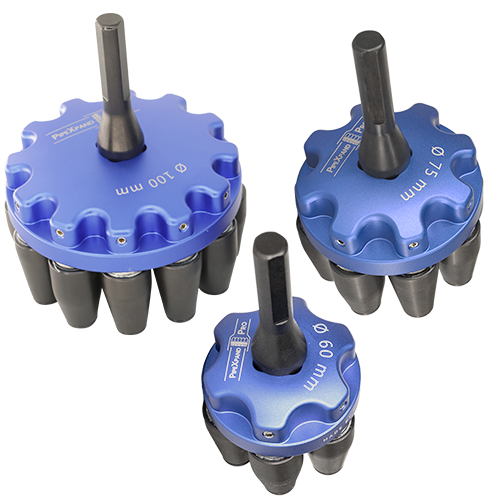 BUSCHMANN TOOLS Aufweitconer PRO SET (60mm, 75mm und 100mm)